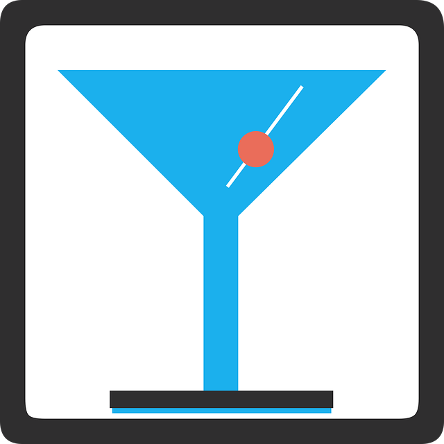 Free bar hotel drink vector