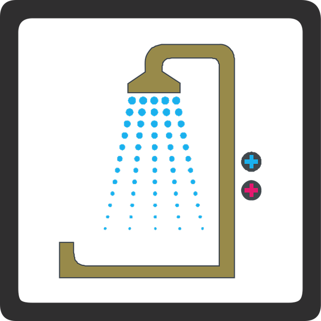 Free hotel service shower vector