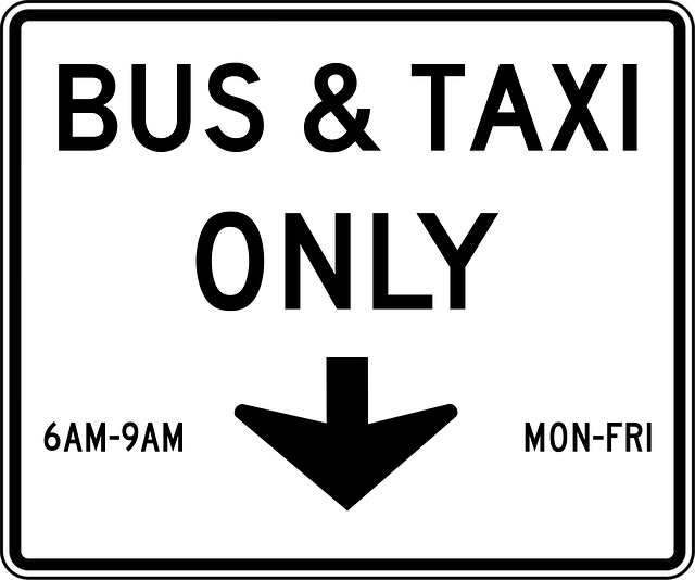 Free arrow only bus vector