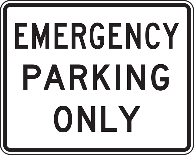 Download free HD stock image of Emergency Parking Free emergency parking only vector