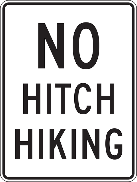 Free road forbidden prohibited vector