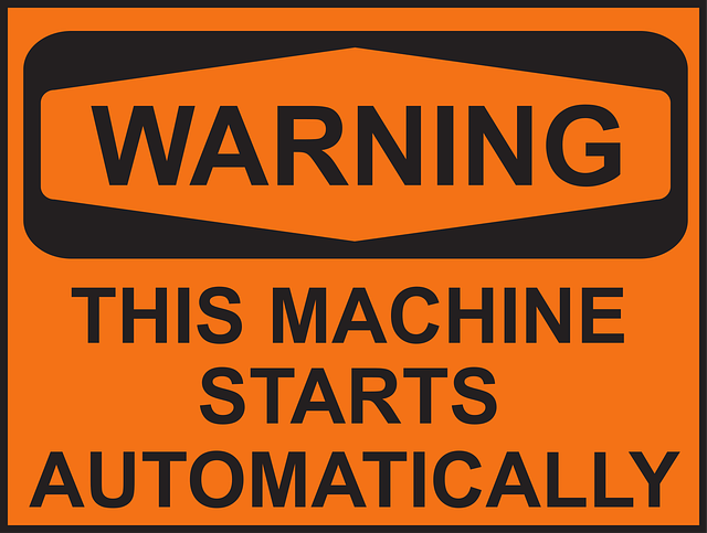 Free safety information warning vector
