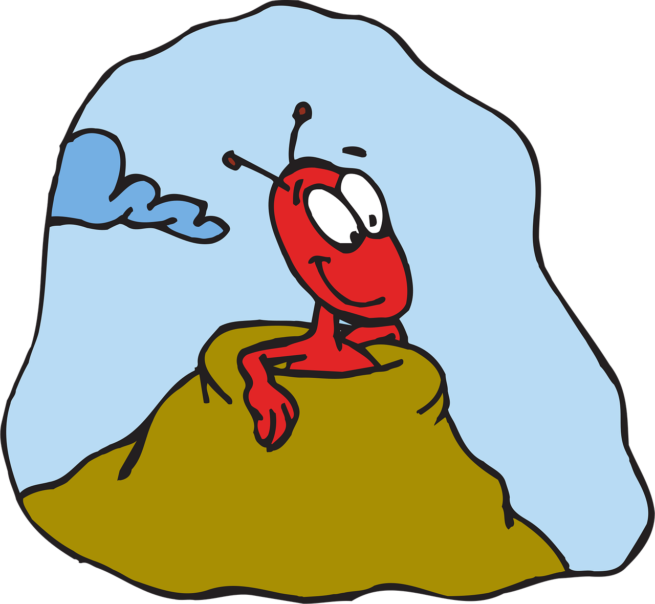 Cloud Sky Ant Free Vector Graphic On Pixabay
