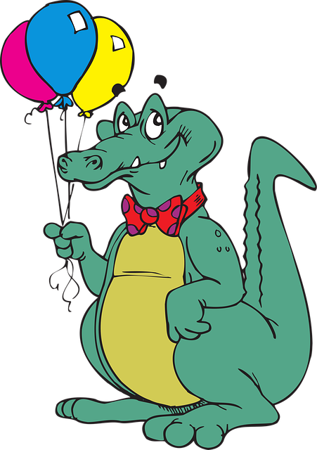 Ballons, Bogen, Stehen, Augenbrauen