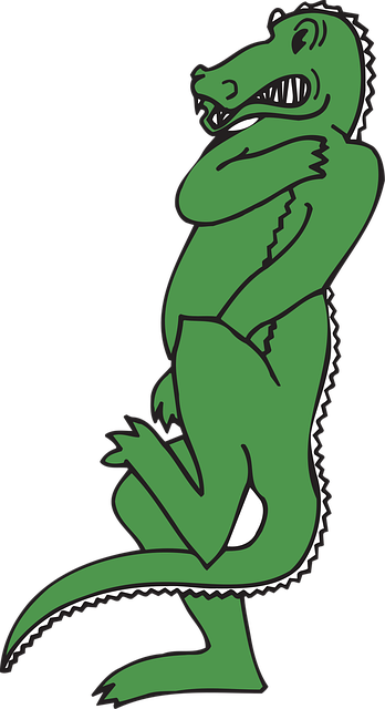 Free privacy humor alligator illustration