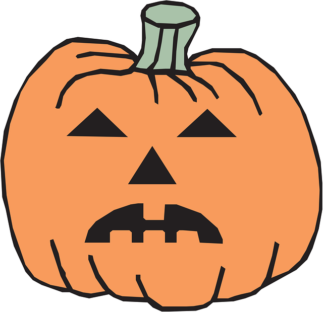 Free pumpkin halloween decoration vector