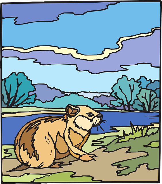 Free paint chipmunk style vector