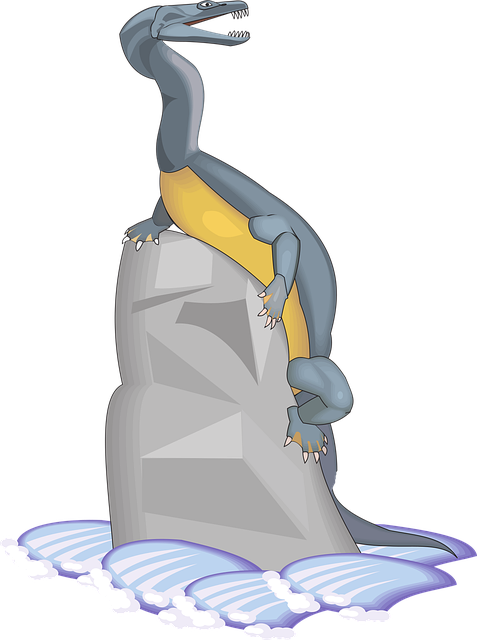Free water blue rock illustration