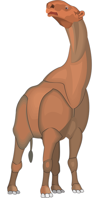 Free long neck animal illustration