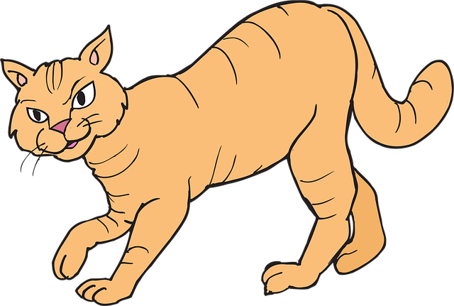 Free Cat Walking vector and picture