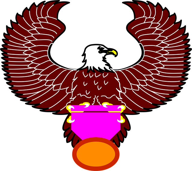 Free spread eagle bird vector