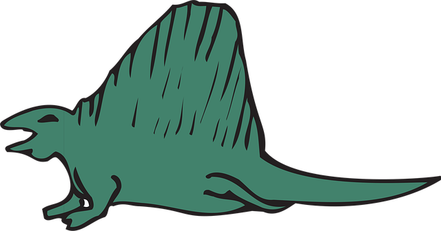 Free stylized dinosaur reptile vector