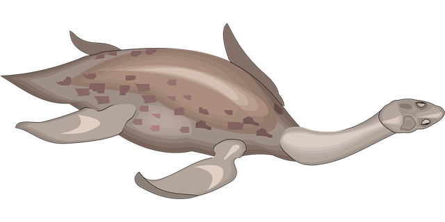 Free long neck creature vector