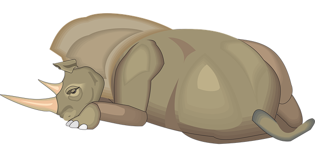 Free horns creature ancient vector