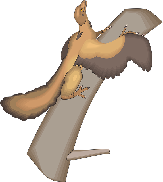 Free tree bird wings illustration