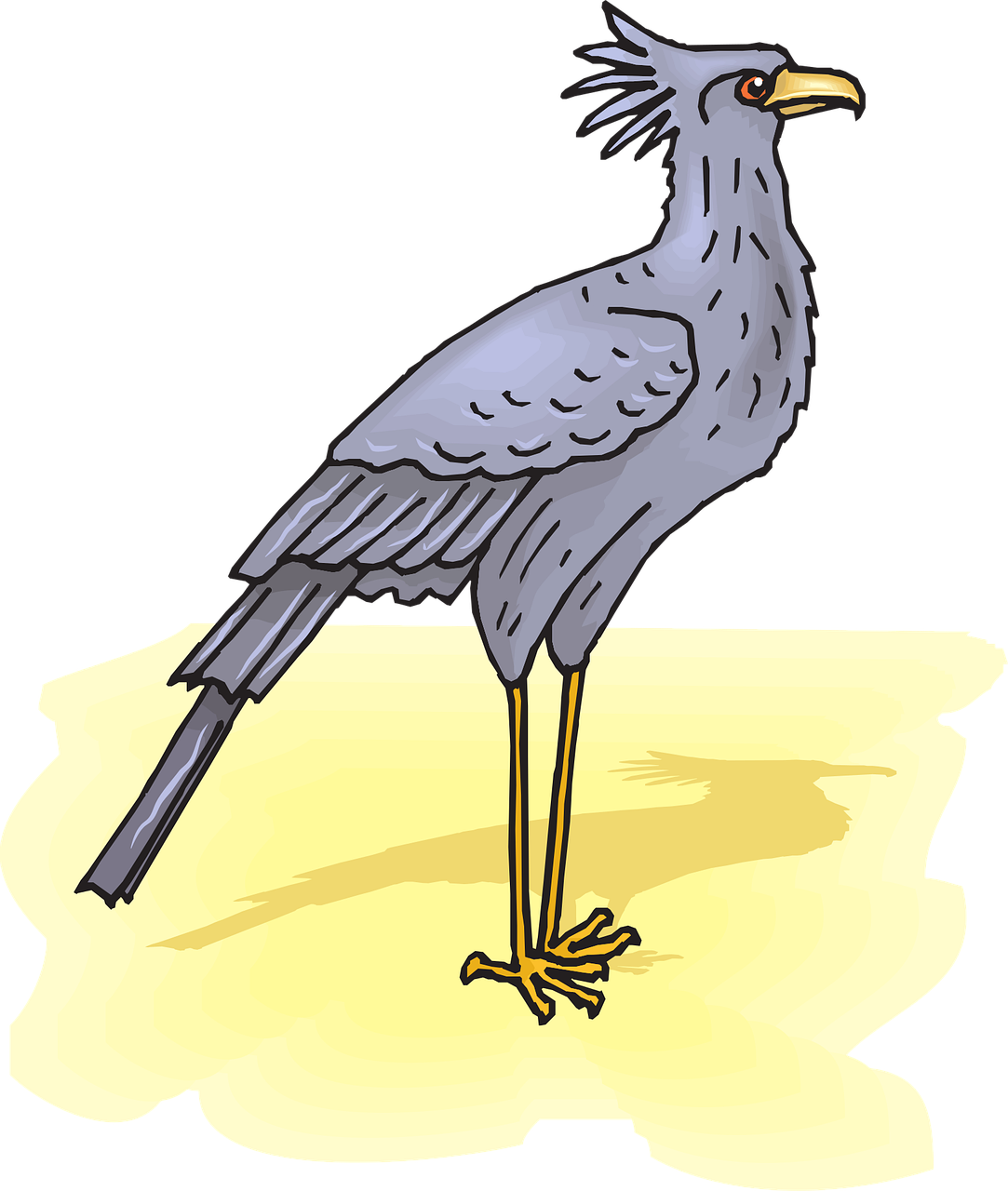 Download Secretary, Bird, Nature. RoyaltyFree Vector Graphic Pixabay