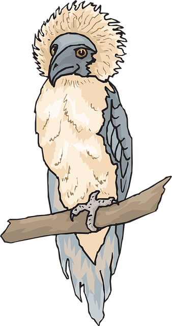 Free eagle bird branch vector