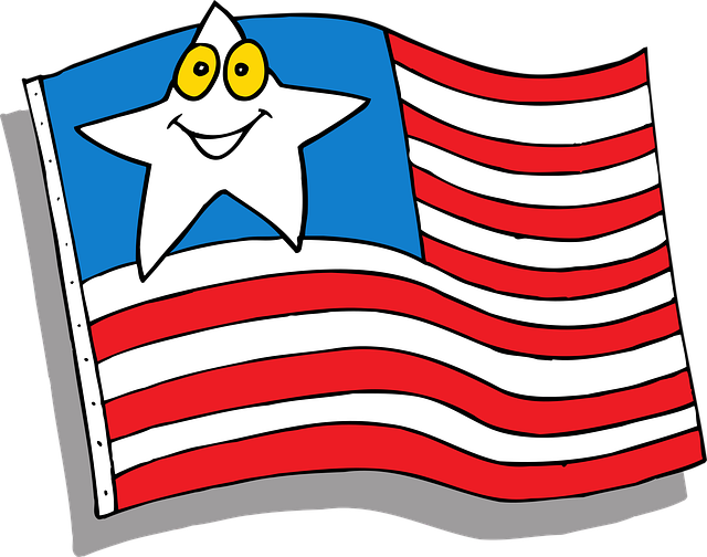 Flag, Amerikansk, Usa, National, Symbol