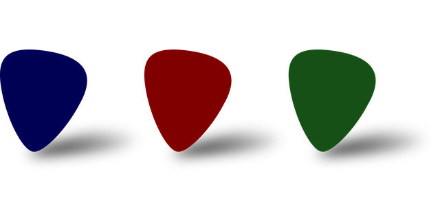 Free plectrums guitar picks guitar vector