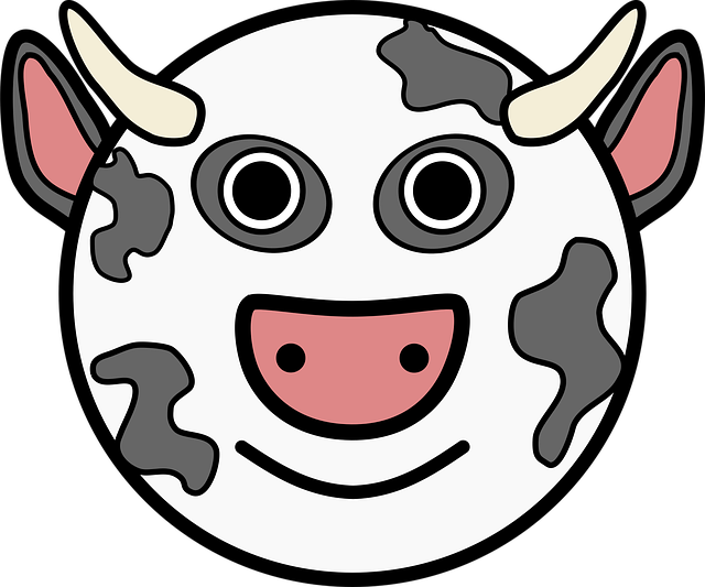 Free cow animal farm vector