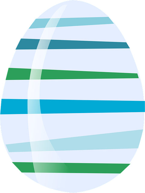 Free easter egg blue vector