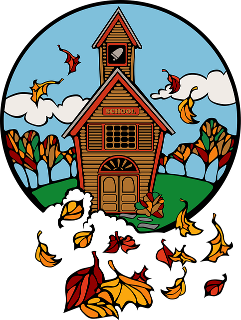 Free fall autumn seasons vector