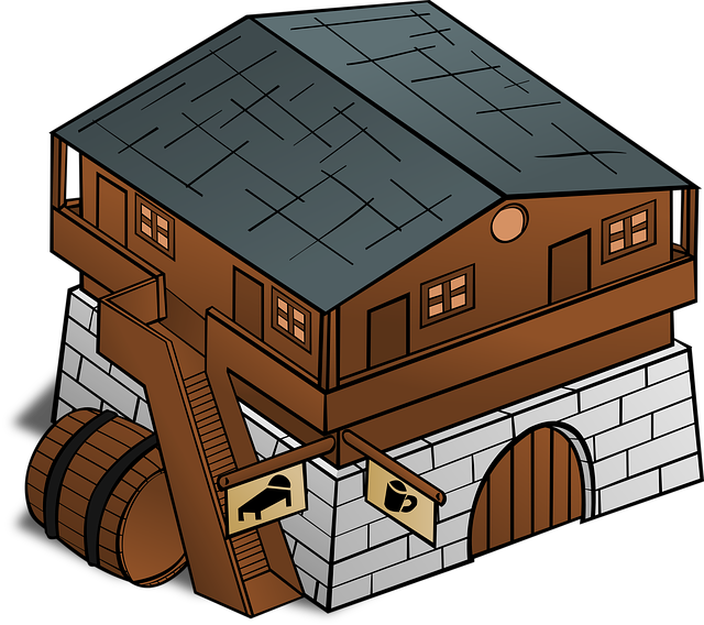 Free food map game illustration