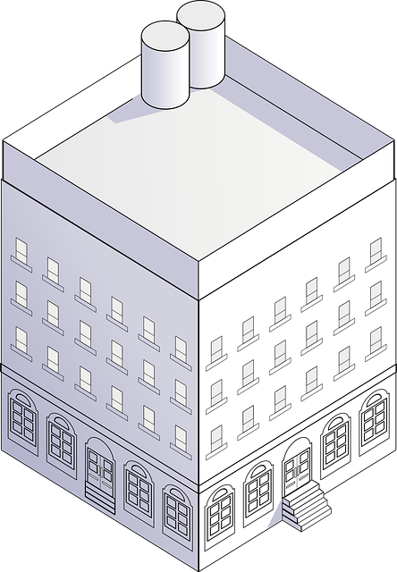 Free building house white vector