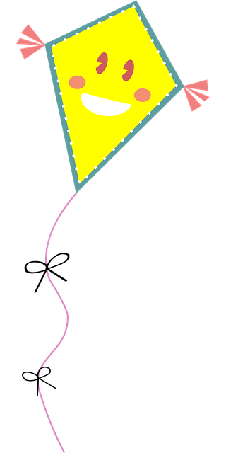 Free kite happy face illustration