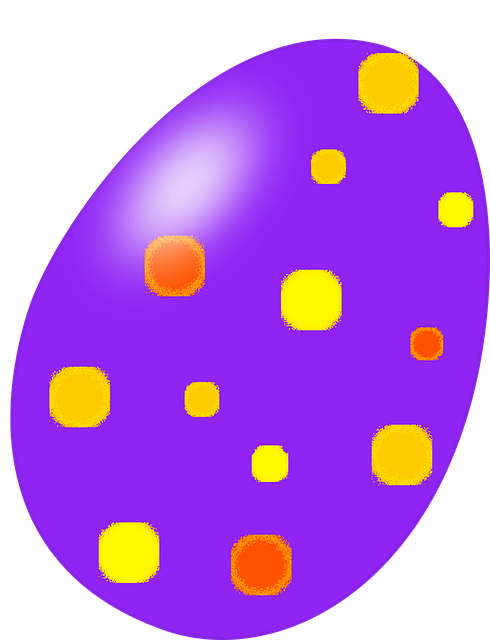 Free purple egg easter vector