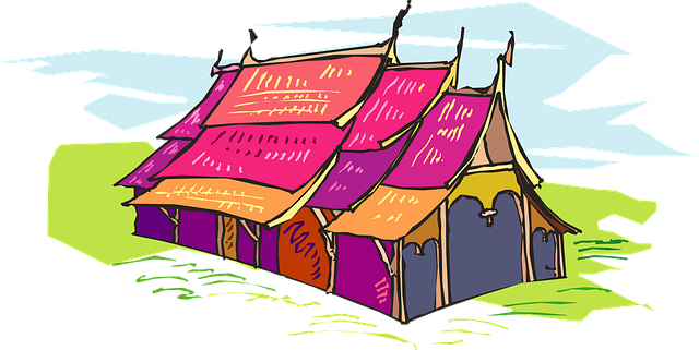 Free tent colored circus illustration