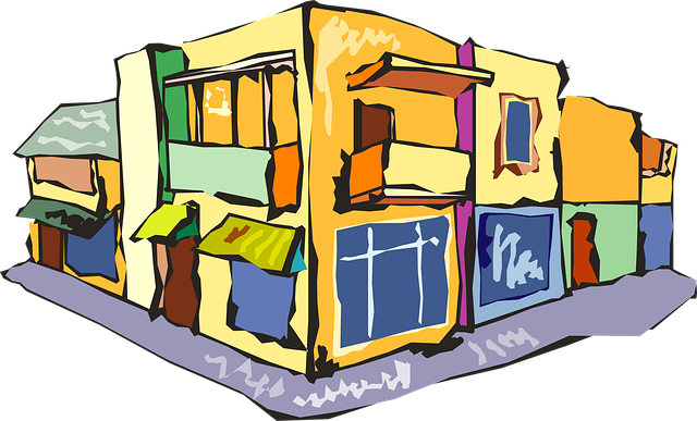Free stores mall shop illustration