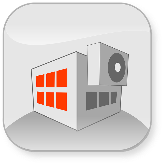 Free building factory house vector