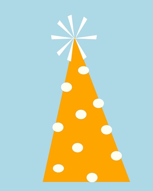 Free hat orange party vector