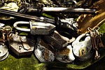 padlocks, antique, lock