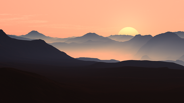 Mountains Landscape Sunset - Free image on Pixabay