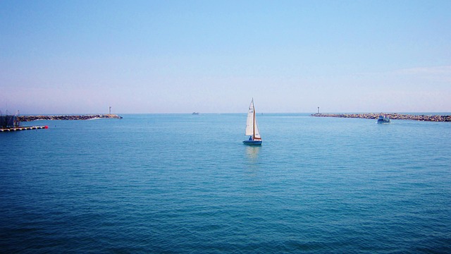 Free Boat Blue photo and picture