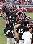 kids, football game, players