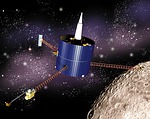 lunar prospector, spaceship, satellite