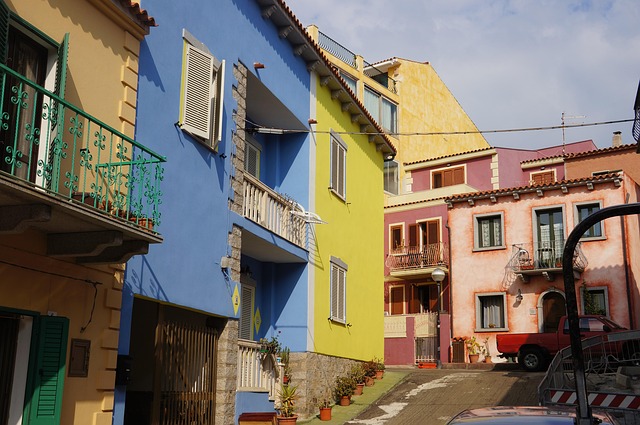 Free Houses Coloured photo and picture