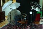 amateur photo studio, homemade, home studio