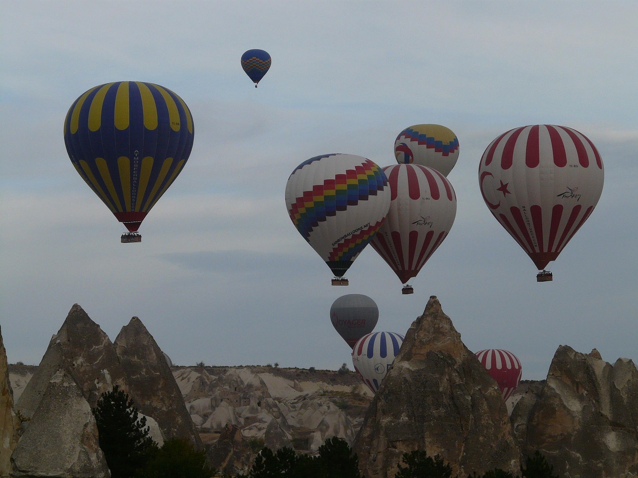 Hot Air Balloons - free online jigsaw puzzle photo