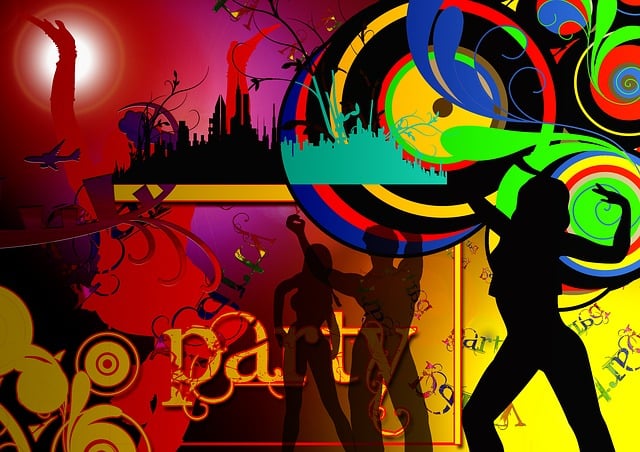 Silhouette, Mädchen, Bewegung, Sprung