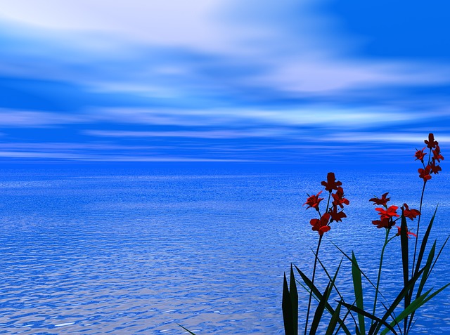 Meer, Ozean, Wasser, Himmel, Wolken