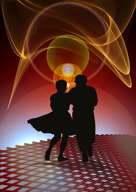 Free silhouettes man woman illustration