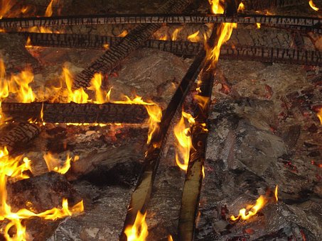 Free Embers Wood photo and picture