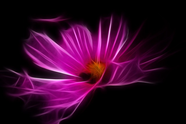 Free filigree fractal artwork illustration