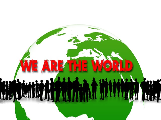 Download free HD stock image of People Silhouette Free people silhouette earth illustration