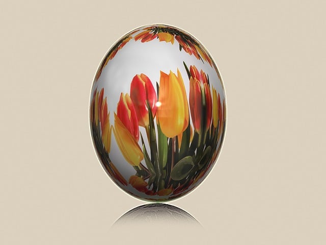Free egg easter egg painted illustration