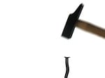 hammer, nail, beat